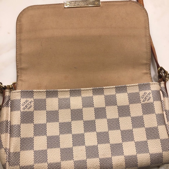 Louis Vuitton Bags A White Checkered Cross Body Poshmark